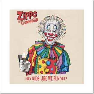 Zippo the Clownhead Posters and Art